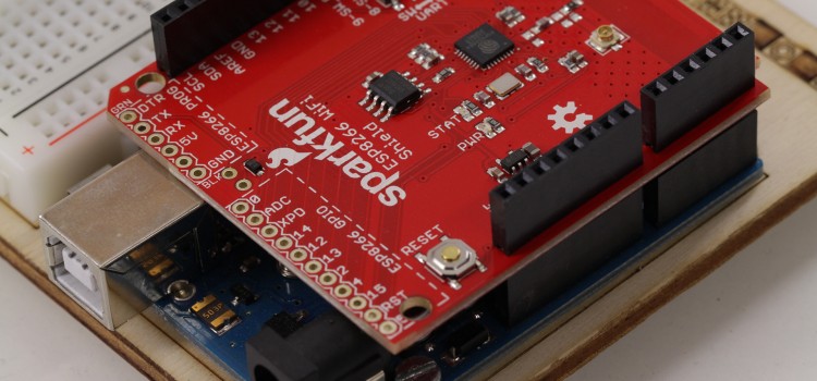 Das ESP8266 Wifi Shield für Arduino von Sparkfun im Überblick