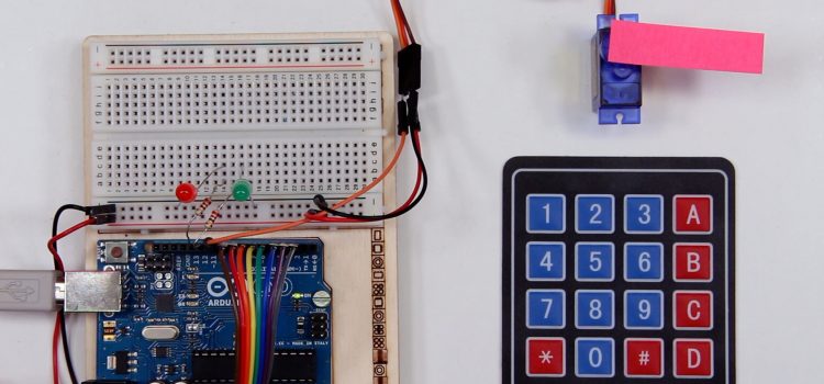 4×4 Keypad am Arduino – Servoschloss mit Pincode selbst basteln – Tutorial