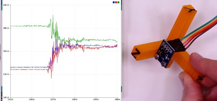 Beschleunigungssensor ADXL335 – ein Accelerometer am Arduino